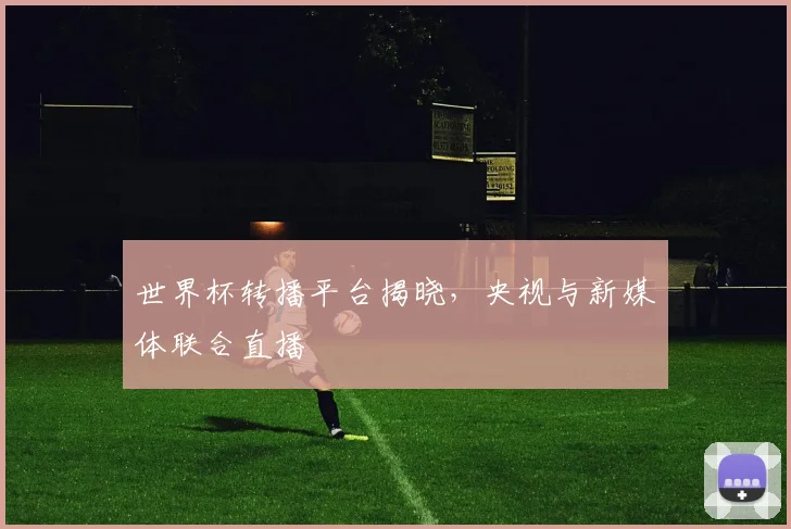 世界杯转播平台揭晓，央视与新媒体联合直播